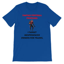 Fantasy Football Profiling: Short-Sleeve Unisex T-Shirt