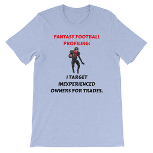 Fantasy Football Profiling: Short-Sleeve Unisex T-Shirt