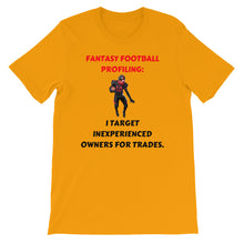 Fantasy Football Profiling: Short-Sleeve Unisex T-Shirt