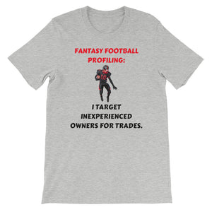 Fantasy Football Profiling: Short-Sleeve Unisex T-Shirt